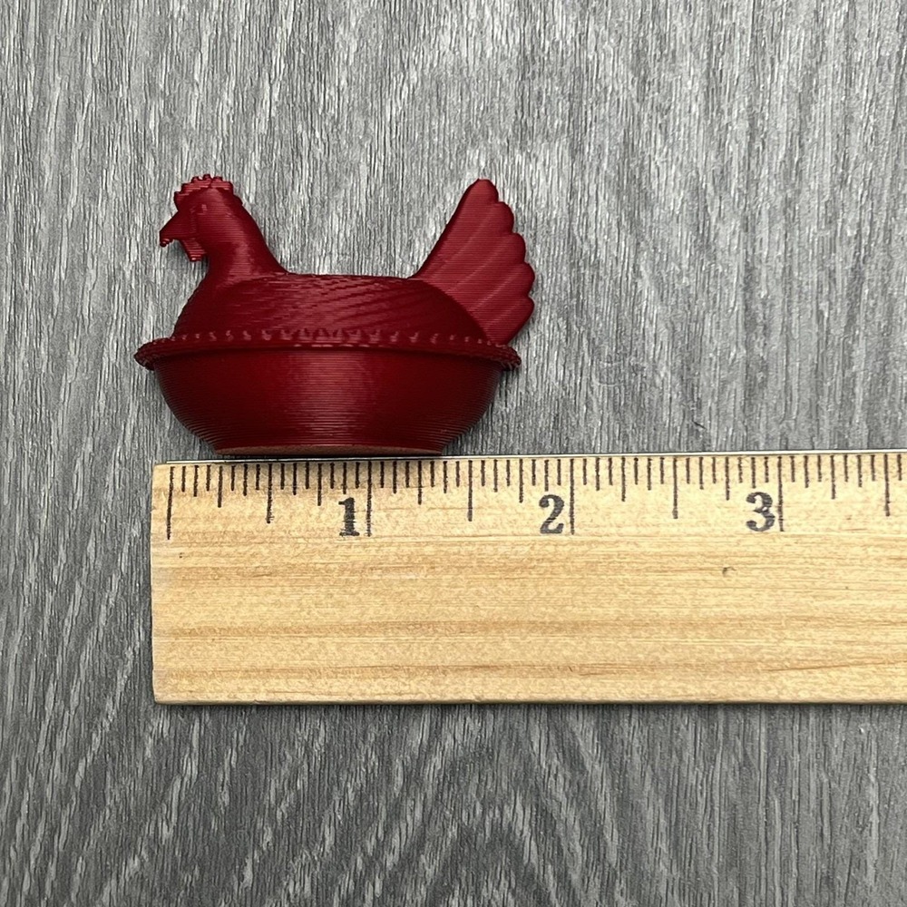Set 6 Hen On Nest Chicken Fridge Magnets HON 3D Printed Kitchen Farmhouse - Picture 8 of 9